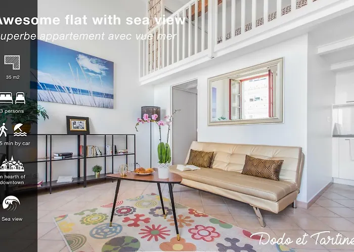 Awesome Flat With Sea View - Dodo Et Tartine
